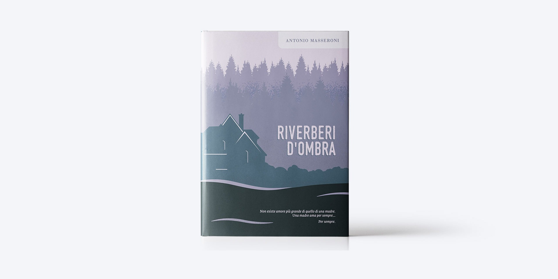 La copertina di Riverberi d'ombra, il secondo romanzo di Antonio Masseroni